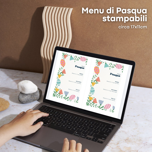 Set Pasqua 2025 - Menu, Segnaposto, Invito