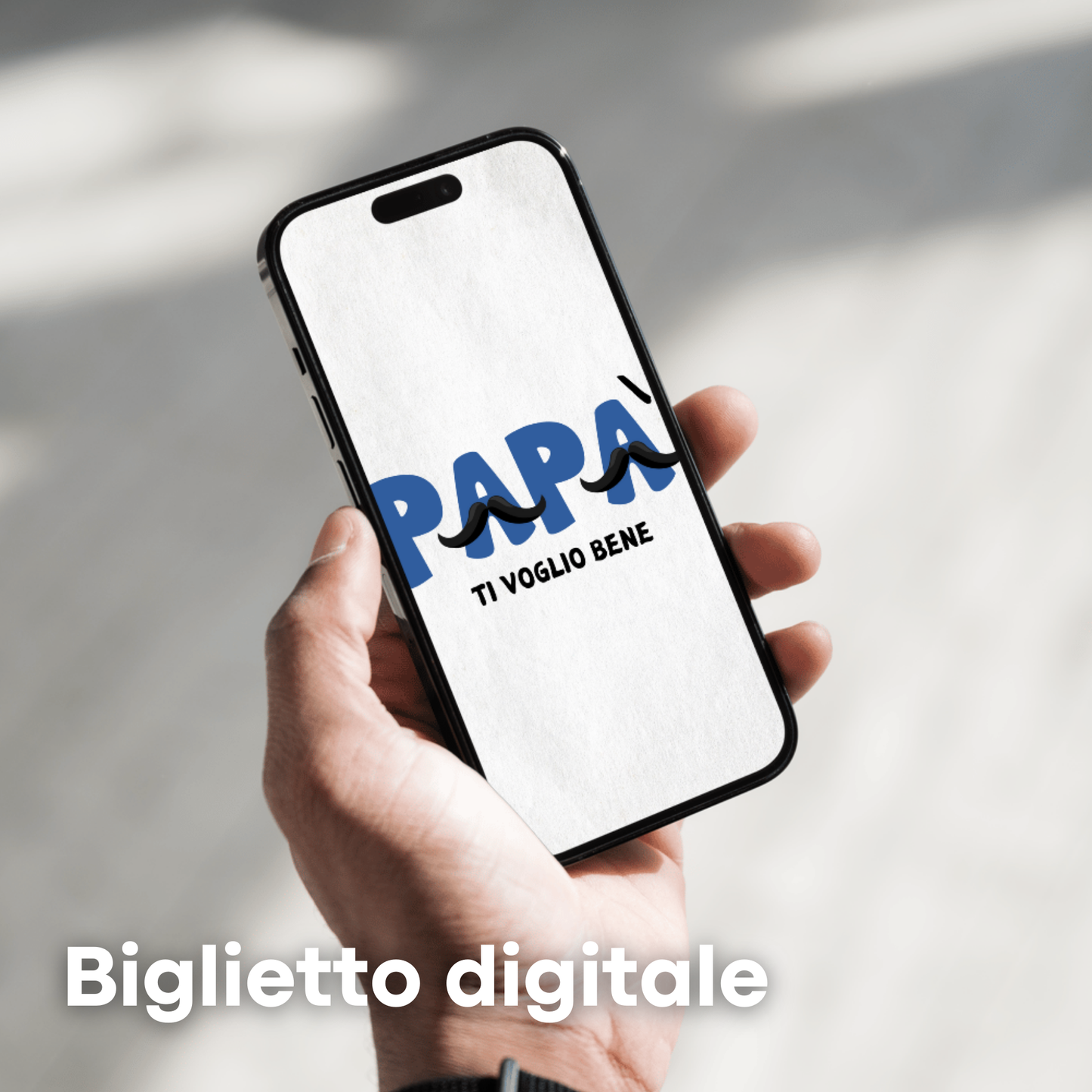 Biglietto di Auguri Festa del Papà con Busta - Biglietto stampabile