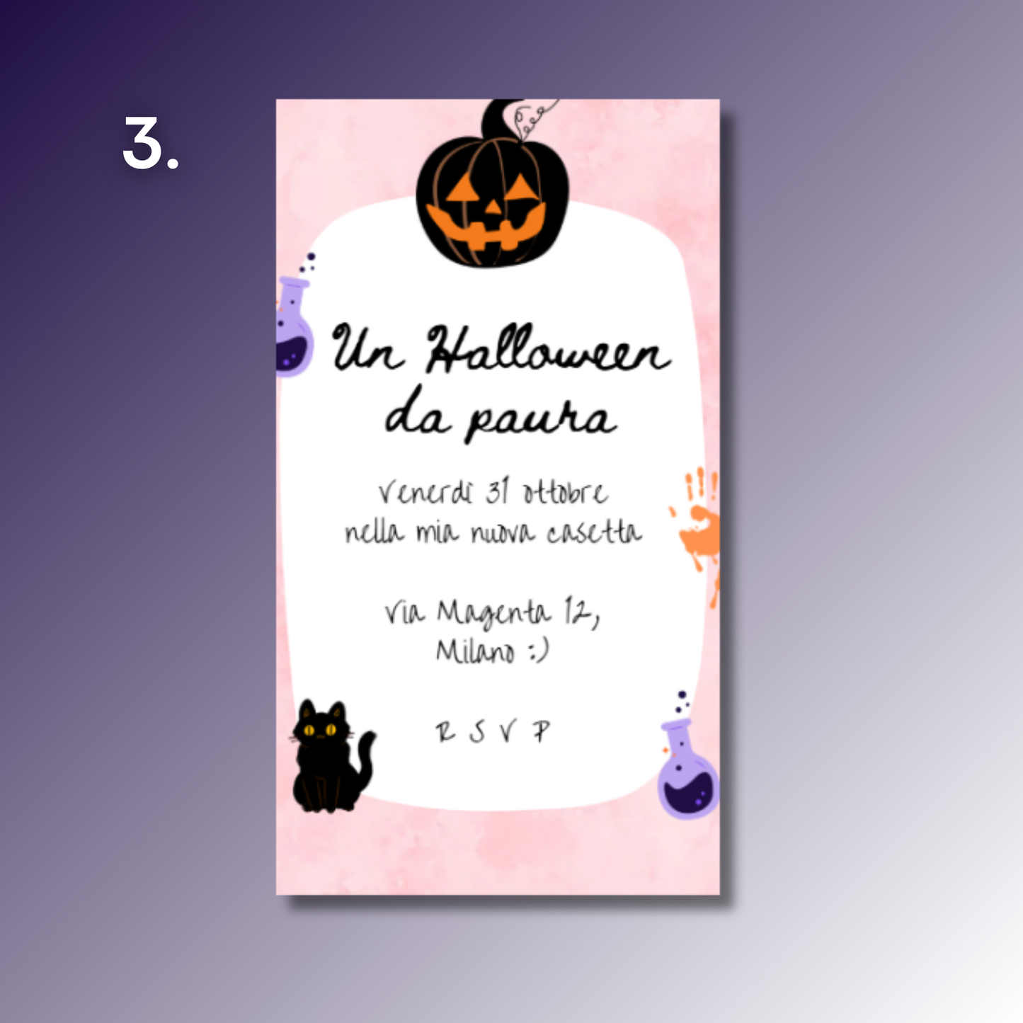 Invito Personalizzato - Halloween 2025