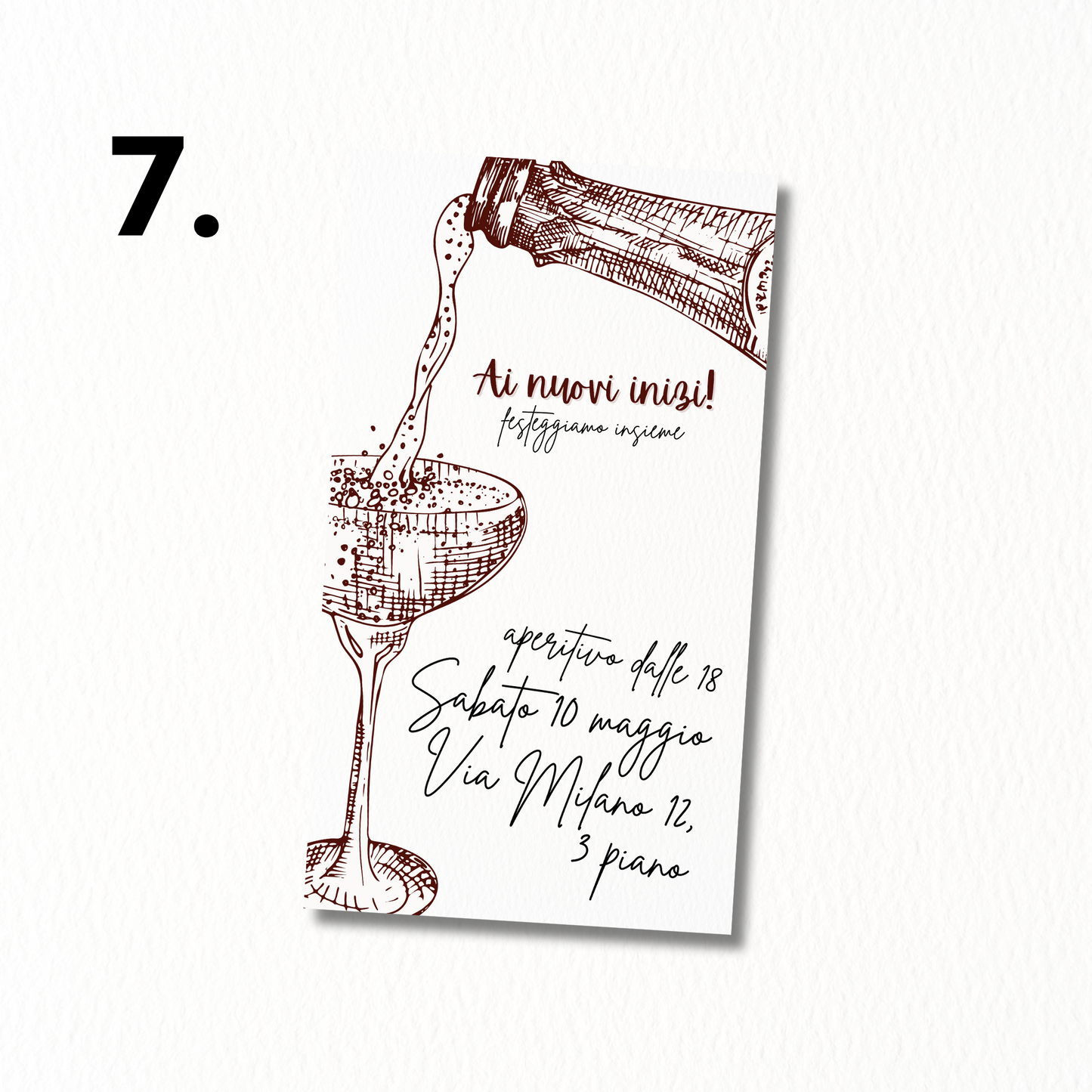 Invito Personalizzato - Compleanno, Feste, Aperitivi