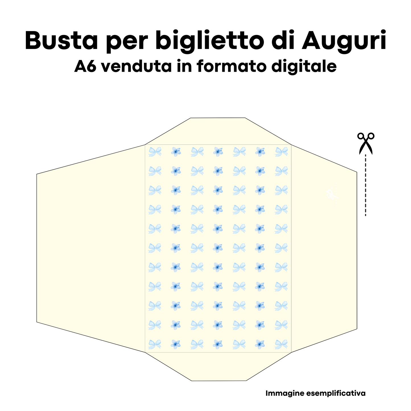 Biglietto d'auguri stampabile con busta su misura "Tanti Auguri di Buon Compleanno"
