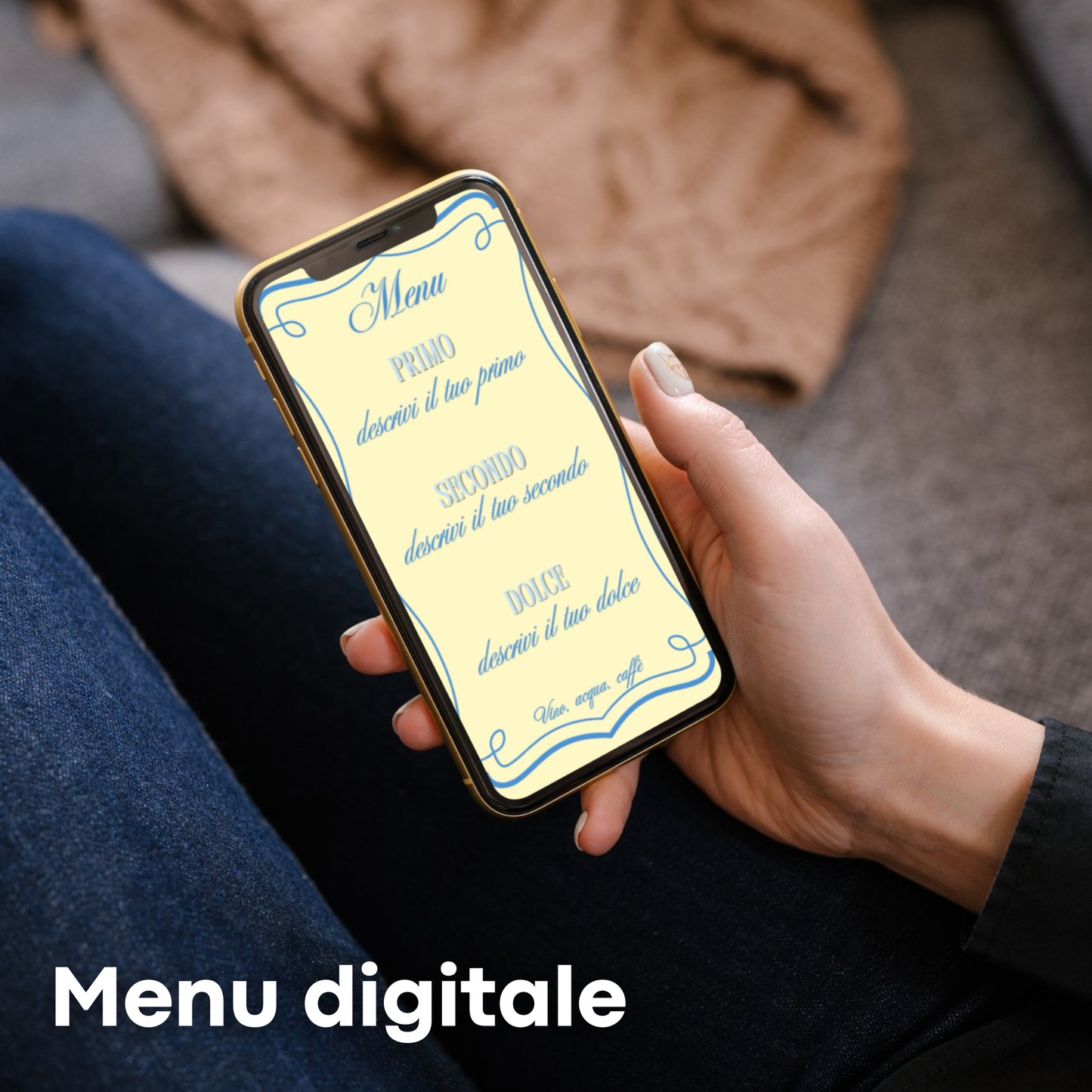 Menu personalizzabile digitale - template Menu stampabile