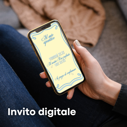 Invito personalizzabile interattivo - template Invito digitale