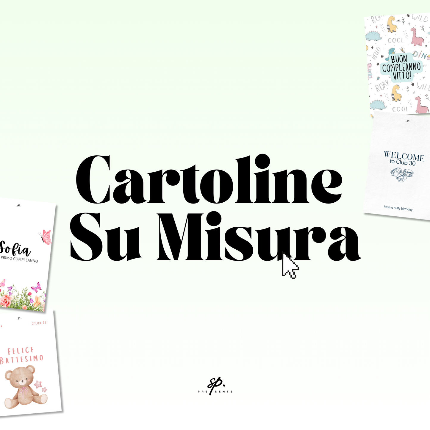 Biglietto di Auguri con Busta Su Misura