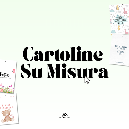 Biglietto di Auguri con Busta Su Misura