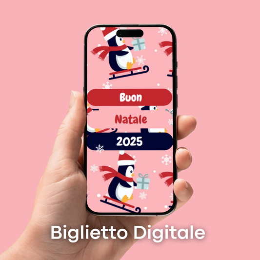 Biglietto di Natale Stampabile & Biglietto Digitale - Pinguini
