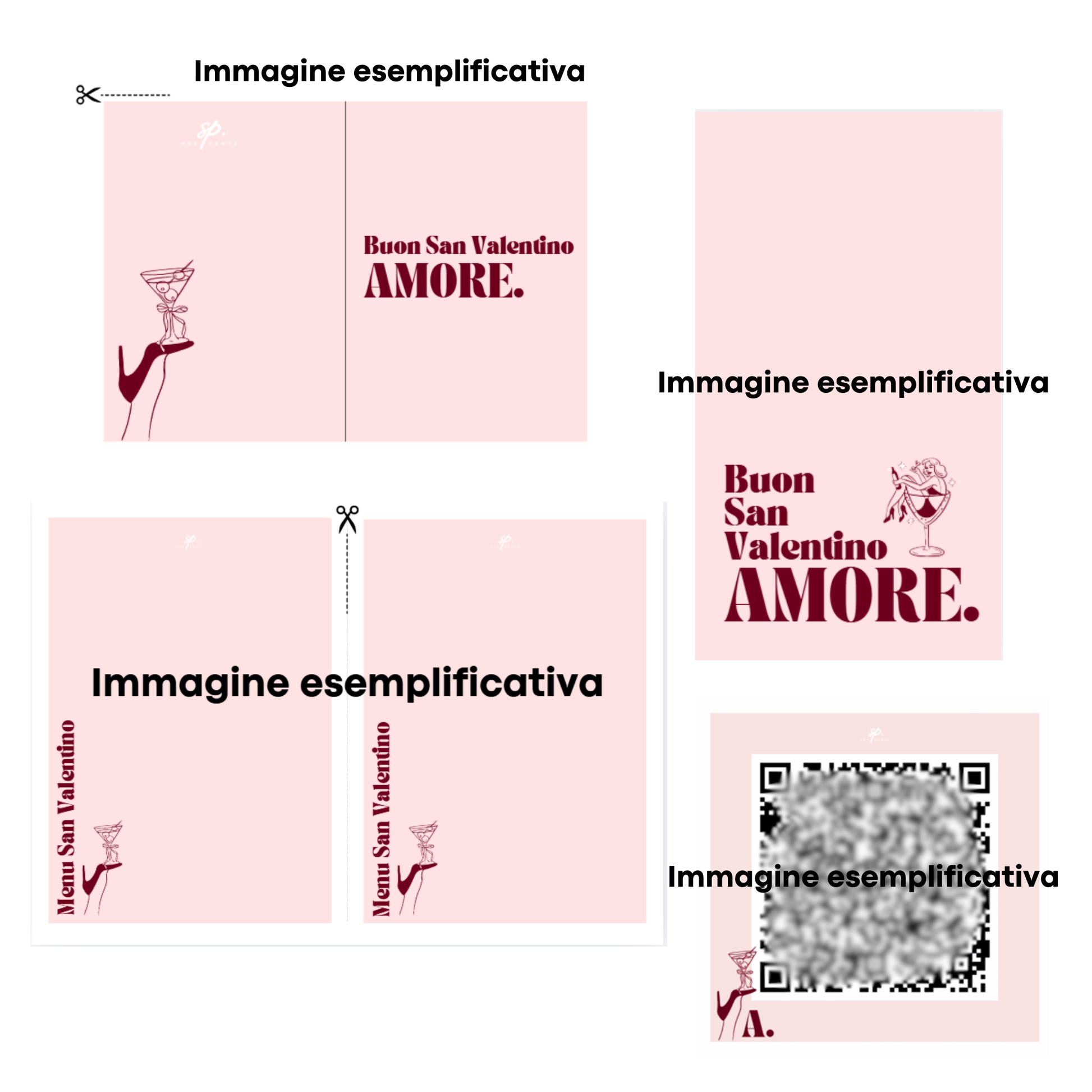 Immagine esemplificativa contenuto Set di prodotti digitali Amore.