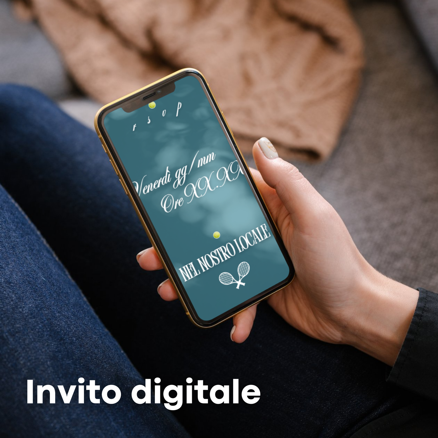 Invito personalizzabile interattivo - template Invito digitale