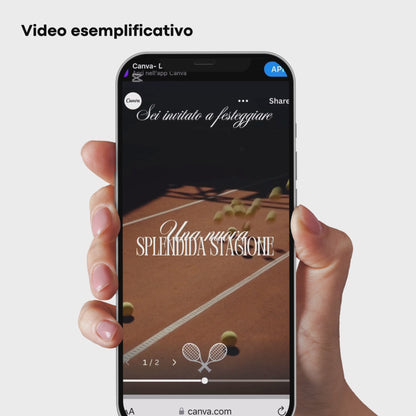 Invito personalizzabile interattivo - template Invito digitale